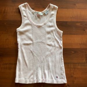 M Pink Tommy Hilfiger Tank Top Ribbed